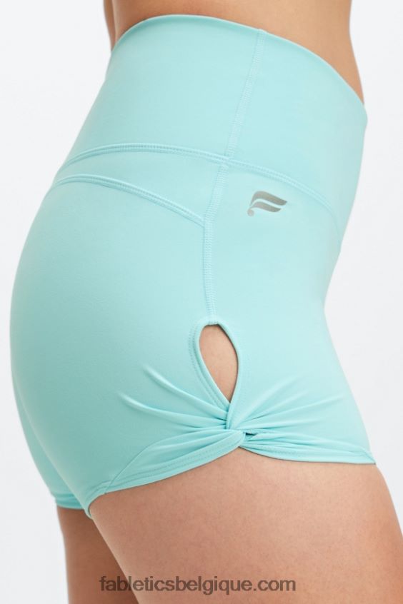 Oasis Pureluxe short taille haute twist 3\'\' femmes Fabletics 404P0T437 bleu marine foncé/multicolore