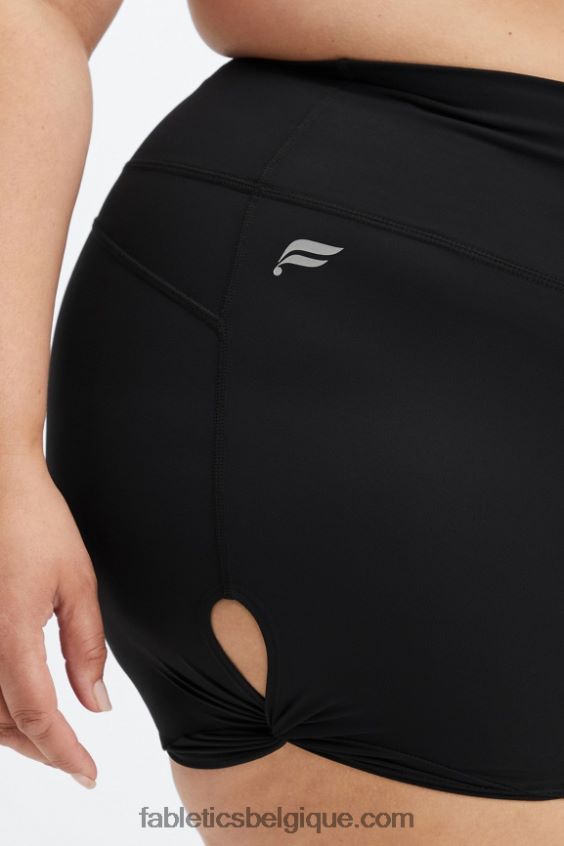Oasis Pureluxe short taille haute twist 3\'\' femmes Fabletics 404P0T441 rose électrique/guépard ondulé