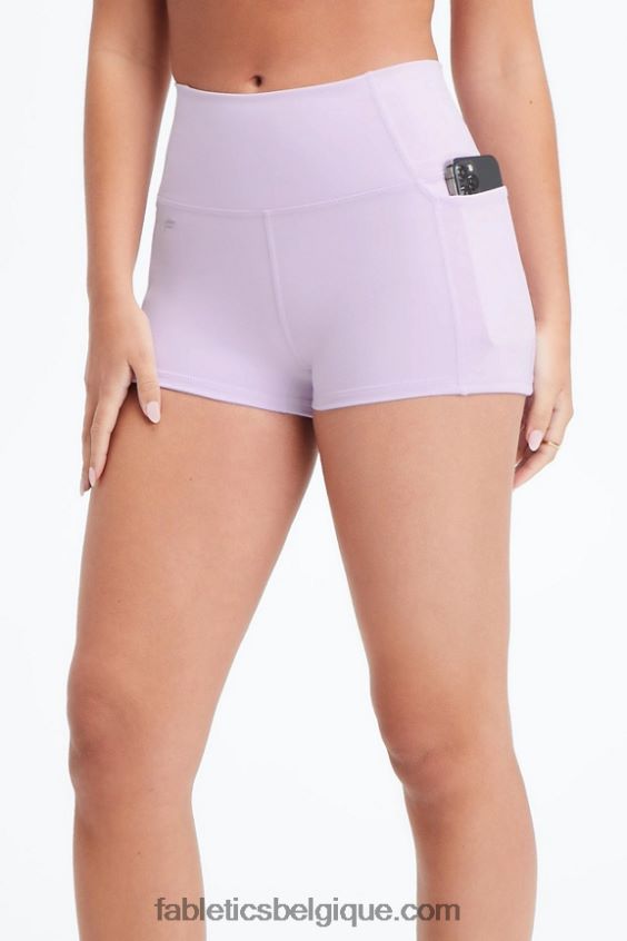 Oasis pureluxe short taille haute 2'' femmes Fabletics 404P0T461 tropique/rose poudré