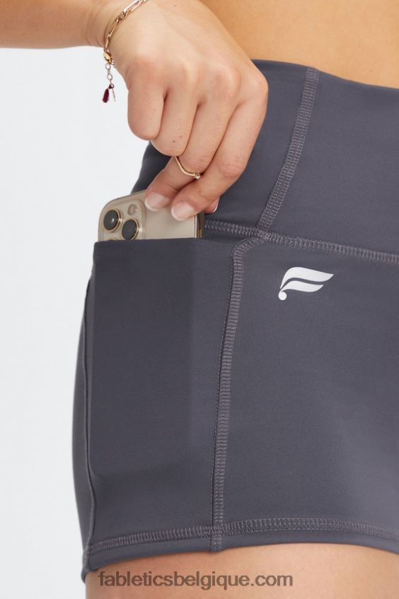 Oasis pureluxe short taille haute 2\'\' femmes Fabletics 404P0T463 rouille/rose perle
