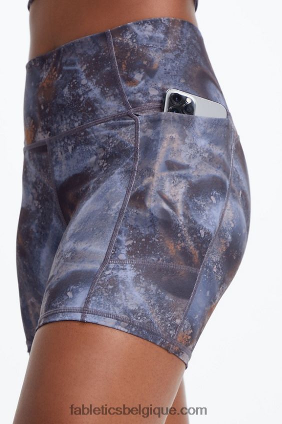 Oasis pureluxe short taille haute 5\'\' femmes Fabletics 404P0T469 safari/ rose du désert