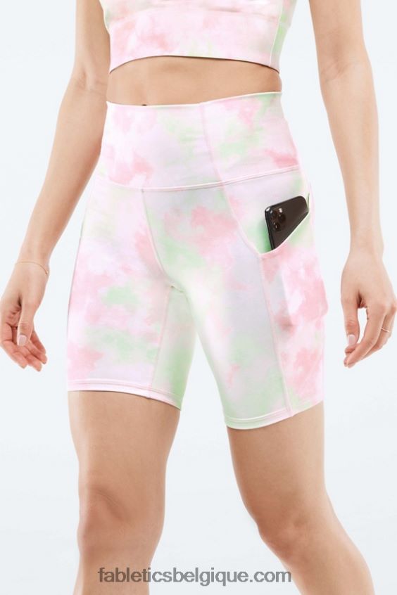 Oasis short à poche taille haute 7'' femmes Fabletics 404P0T564 blanc/unité