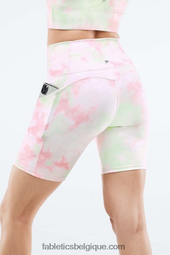 Oasis short à poche taille haute 7\'\' femmes Fabletics 404P0T564 blanc/unité