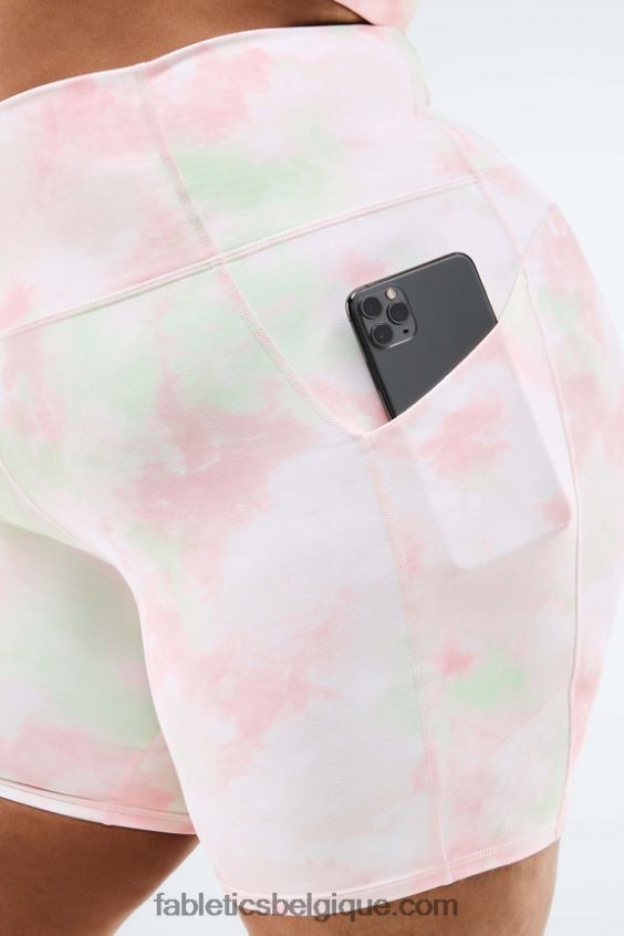 Oasis short à poche taille haute 7\'\' femmes Fabletics 404P0T565 blanc/unité