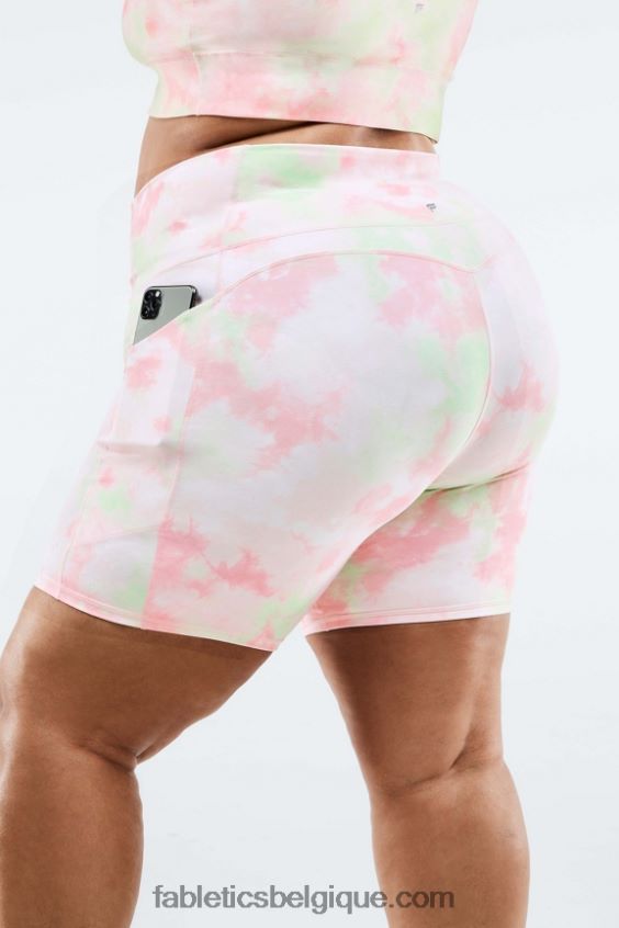 Oasis short à poche taille haute 7\'\' femmes Fabletics 404P0T565 blanc/unité