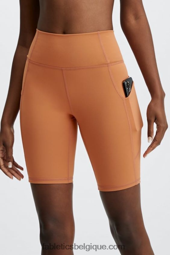 Oasis short à poche taille haute 9 femmes Fabletics 404P0T522 abîme/vermillon