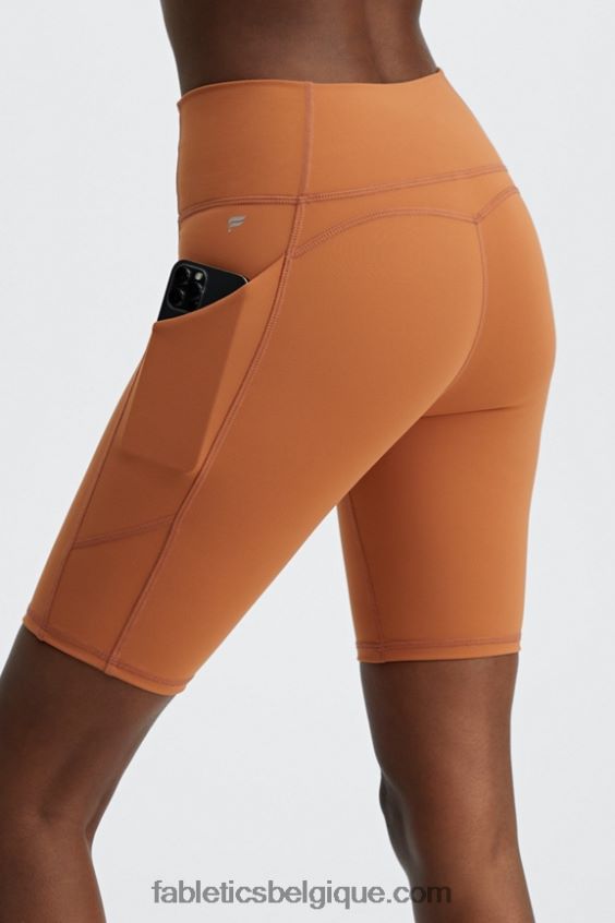 Oasis short à poche taille haute 9 femmes Fabletics 404P0T522 abîme/vermillon