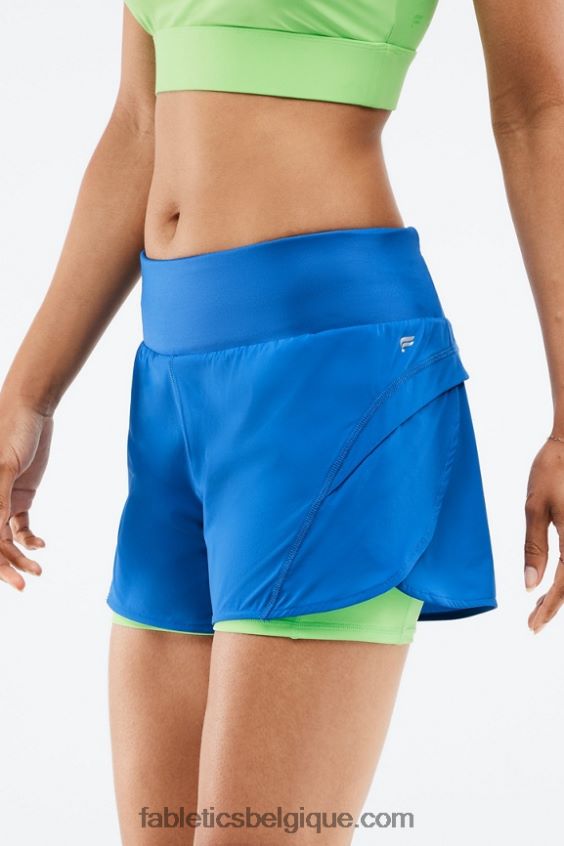 austyn court femmes Fabletics 404P0T571 bleu électrique/perruche