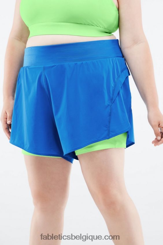 austyn court femmes Fabletics 404P0T572 bleu électrique/perruche