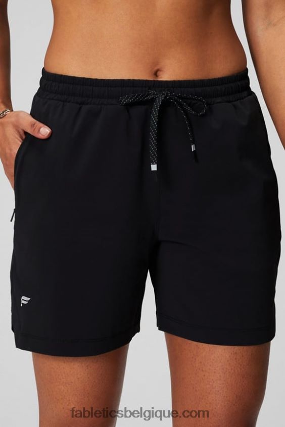 celui court 5\'\' femmes Fabletics 404P0T236 marina/gris chiné/blanc