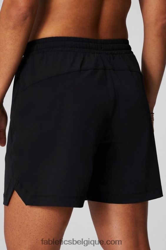 celui court 5\'\' femmes Fabletics 404P0T236 marina/gris chiné/blanc