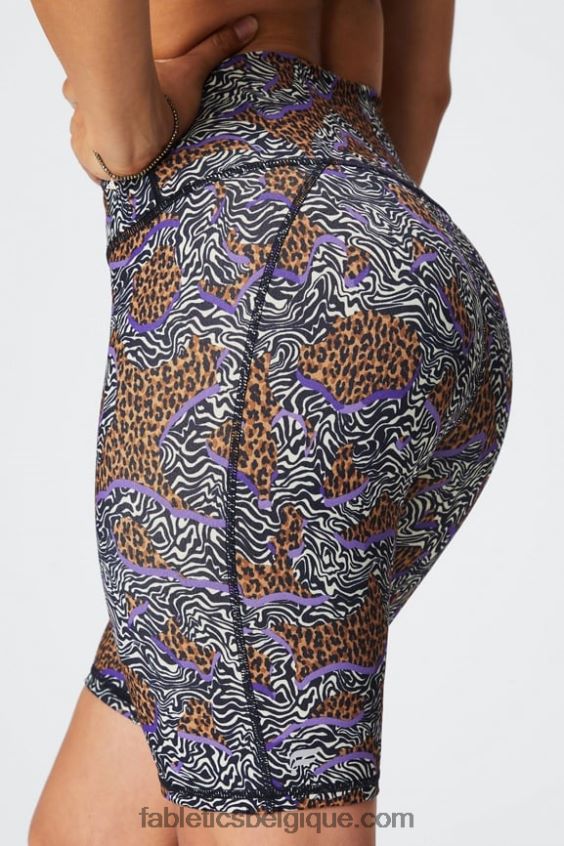 définir powerhold taille haute 9'' court 15 femmes Fabletics 404P0T322 roche lunaire/canyon rose