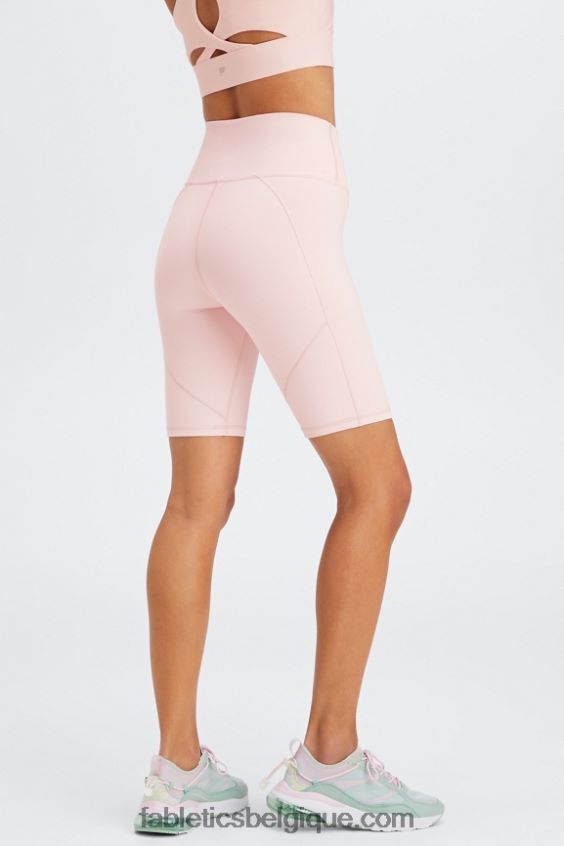 définir powerhold taille haute 9'' court 17 femmes Fabletics 404P0T331 gris moyen/fantôme