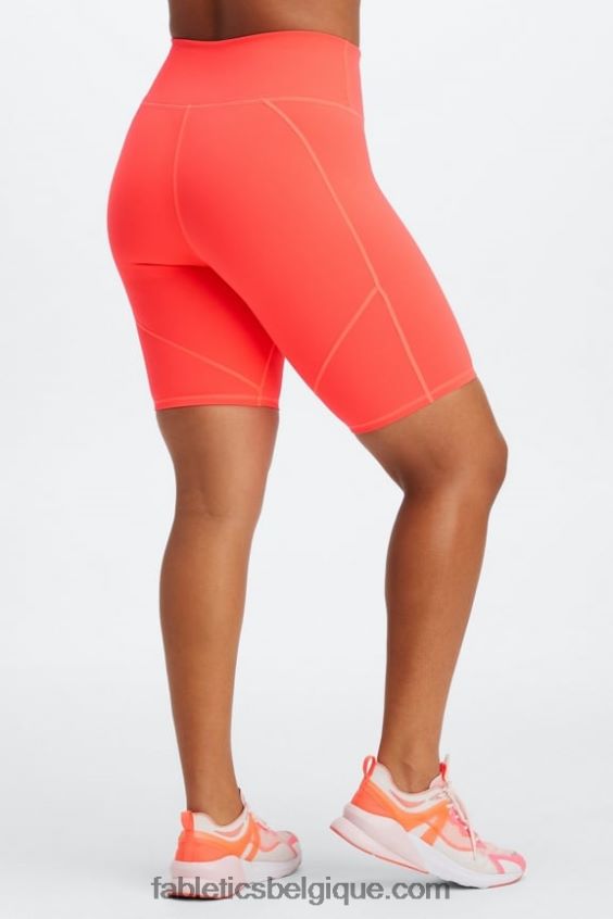 définir powerhold taille haute 9'' court 18 femmes Fabletics 404P0T334 éclat de la vague de minuit / lever du soleil