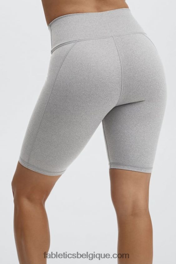 définir powerhold taille haute 9'' court 19 femmes Fabletics 404P0T340 bois de santal/kaki/argent réfléchissant