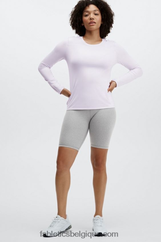définir powerhold taille haute 9\'\' court 19 femmes Fabletics 404P0T340 bois de santal/kaki/argent réfléchissant