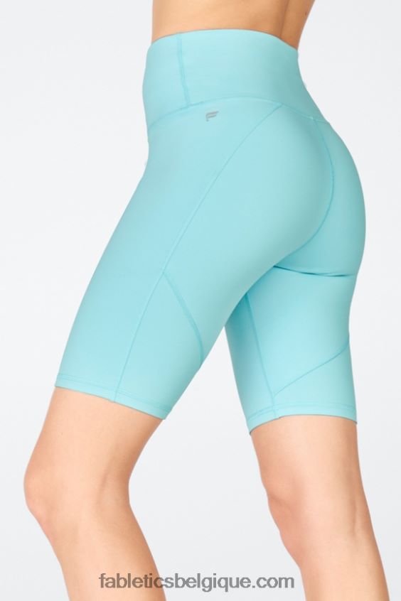 définir powerhold taille haute 9'' court 20 femmes Fabletics 404P0T348 jacinthe des bois/fleur bleue