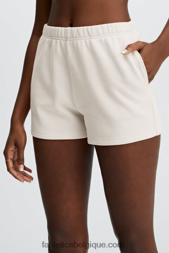 go-to slim sweatshort femmes Fabletics 404P0T429 taches de safari vert herbe/noir