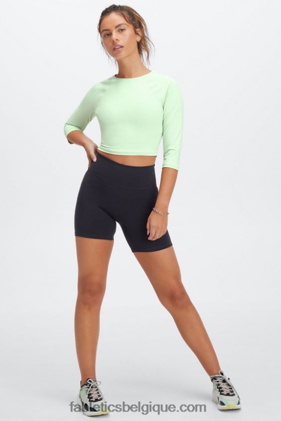 n\'importe où motion365 short taille haute 6\'\' femmes Fabletics 404P0T472 camouflage anthracite/feuille