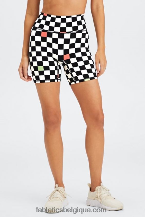 n\'importe où motion365 short taille haute 6\'\' femmes Fabletics 404P0T495 nuage de pluie/noir