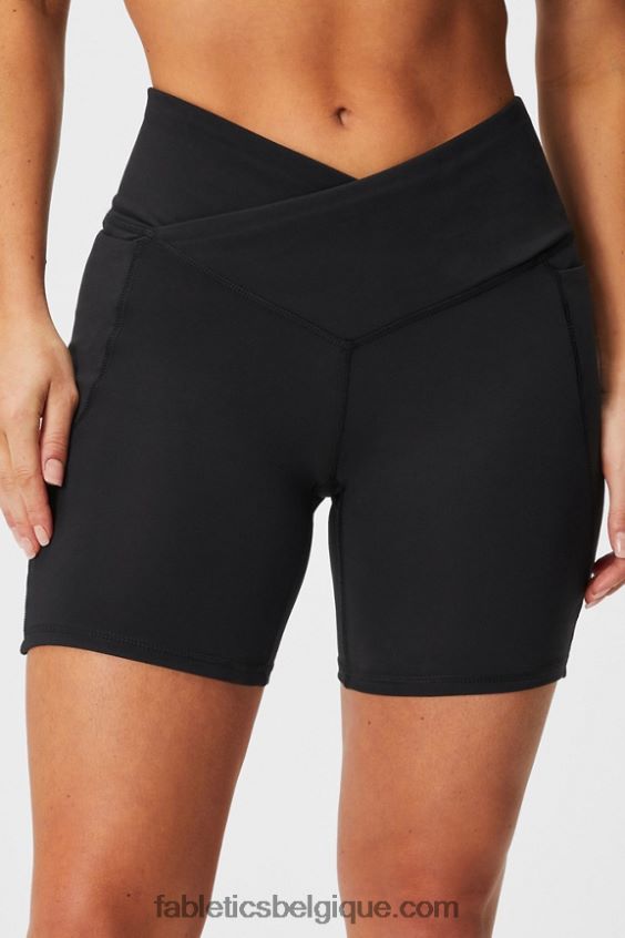 oasis pureluxe hw crossover 6\'\' court femmes Fabletics 404P0T312 soleil d\'après-midi/évasion rose/graphique