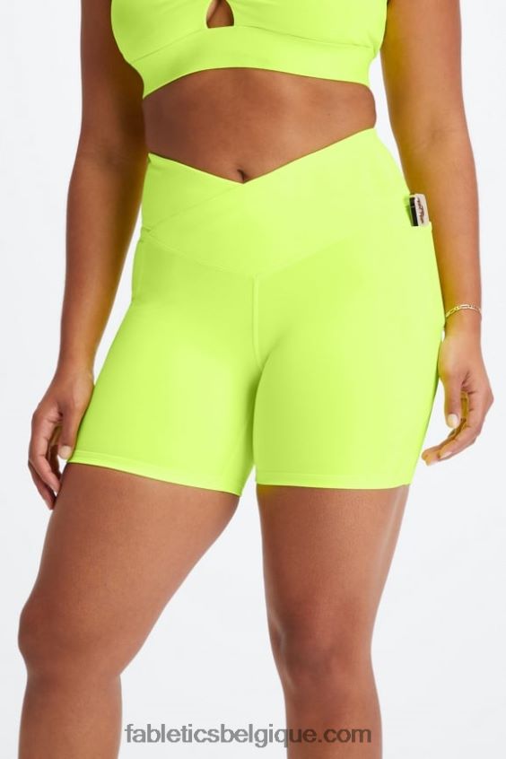 oasis pureluxe hw crossover 6'' court femmes Fabletics 404P0T316 souci/nouvelle vague florale