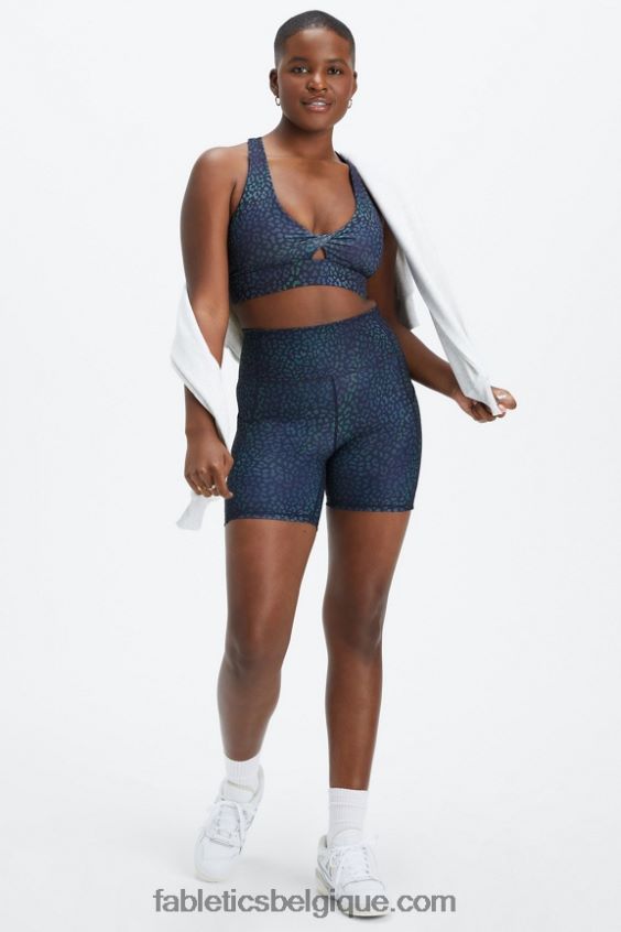 oasis pureluxe short taille haute 6\'\' 11 femmes Fabletics 404P0T291 safari/poire