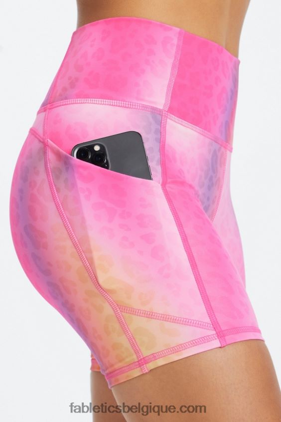oasis pureluxe short taille haute 6\'\' 12 femmes Fabletics 404P0T295 fer/iris brumeux