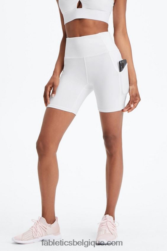 oasis pureluxe short taille haute 6'' 13 femmes Fabletics 404P0T301 dreamicle/crème au citron/menthe fraîche