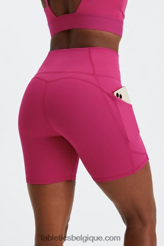 oasis pureluxe short taille haute 6'' 14 femmes Fabletics 404P0T305 thym/menthe fraîche