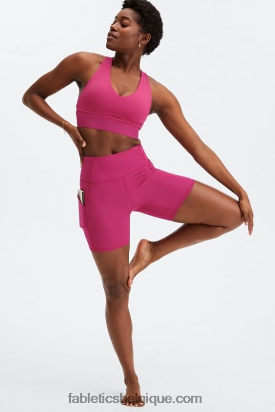 oasis pureluxe short taille haute 6\'\' 14 femmes Fabletics 404P0T305 thym/menthe fraîche