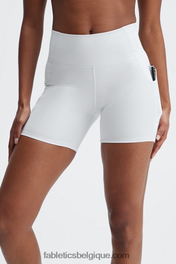oasis pureluxe short taille haute 6'' 14 femmes Fabletics 404P0T308 enfumé