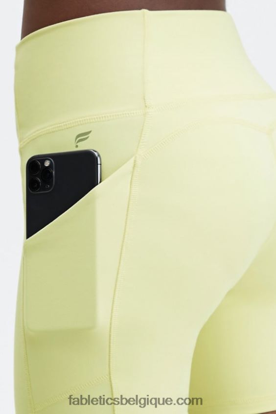 oasis pureluxe short taille haute 6\'\' 15 femmes Fabletics 404P0T310 opale/rose peluche