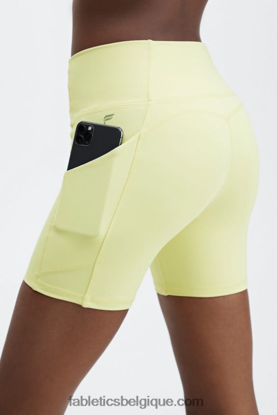 oasis pureluxe short taille haute 6\'\' 15 femmes Fabletics 404P0T310 opale/rose peluche