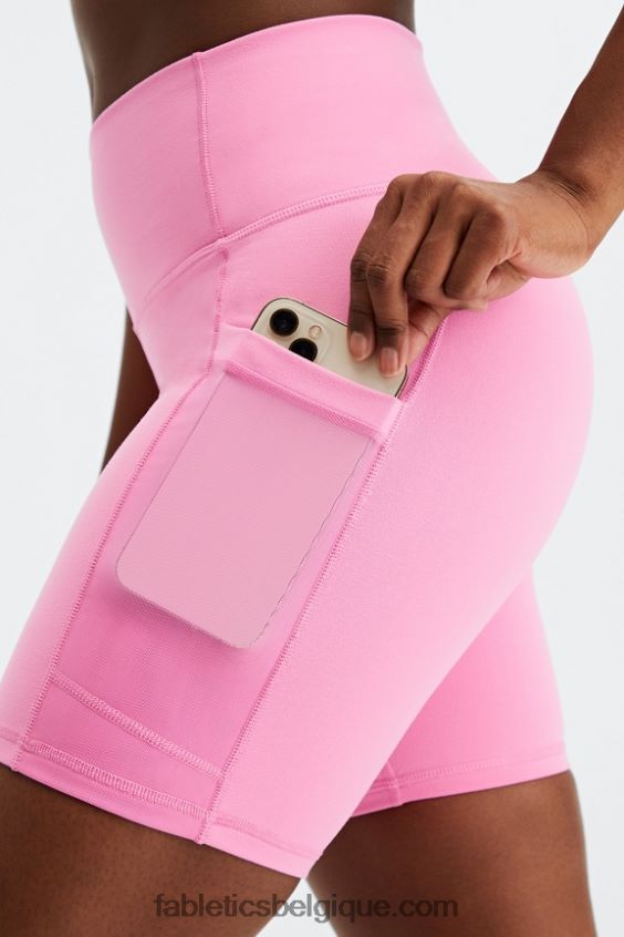 on-the-go powerhold taille haute 6\'\' court 8 femmes Fabletics 404P0T265 fumée/opale