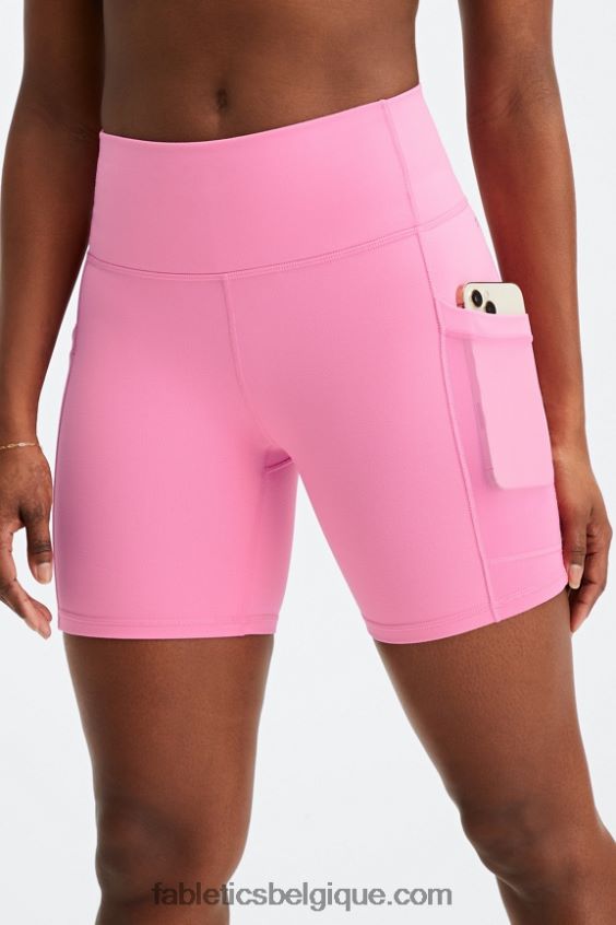 on-the-go powerhold taille haute 6\'\' court 8 femmes Fabletics 404P0T265 fumée/opale