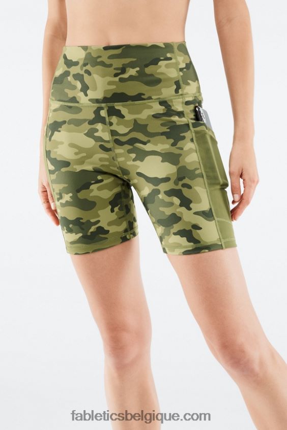 on-the-go powerhold taille haute 6\'\' court 8 femmes Fabletics 404P0T267 nuage d\'orage/ombre toute la journée