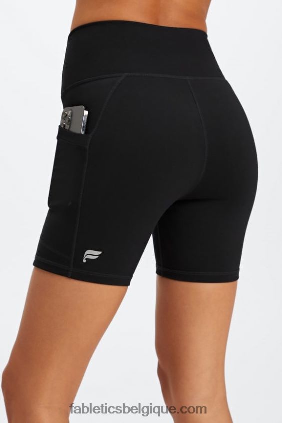 on-the-go powerhold taille haute 6\'\' short 5 femmes Fabletics 404P0T248 évasion de l\'île/logo réfléchissant