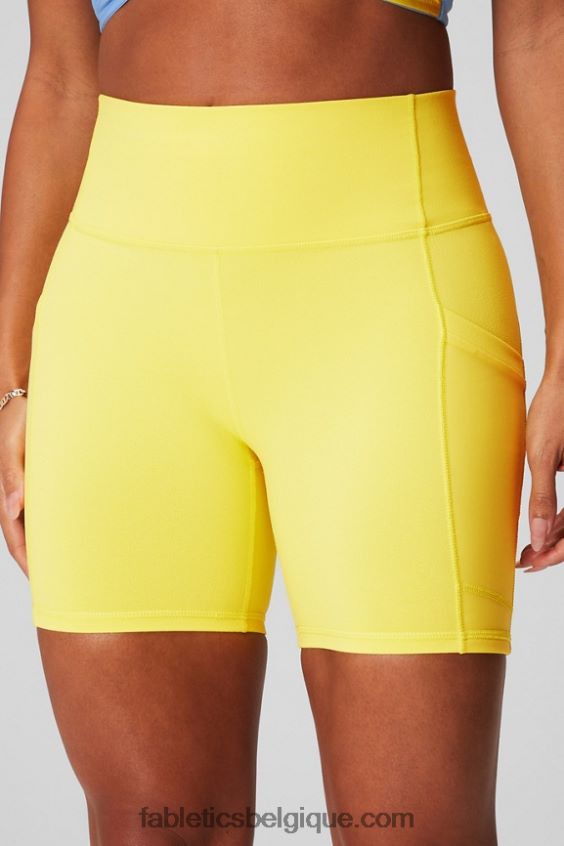on-the-go powerhold taille haute 6\'\' short 5 femmes Fabletics 404P0T251 logo terrazzo/réfléchissant