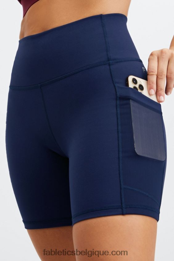 on-the-go powerhold taille haute 6\'\' short 7 femmes Fabletics 404P0T260 terra / piscine / brume de corail