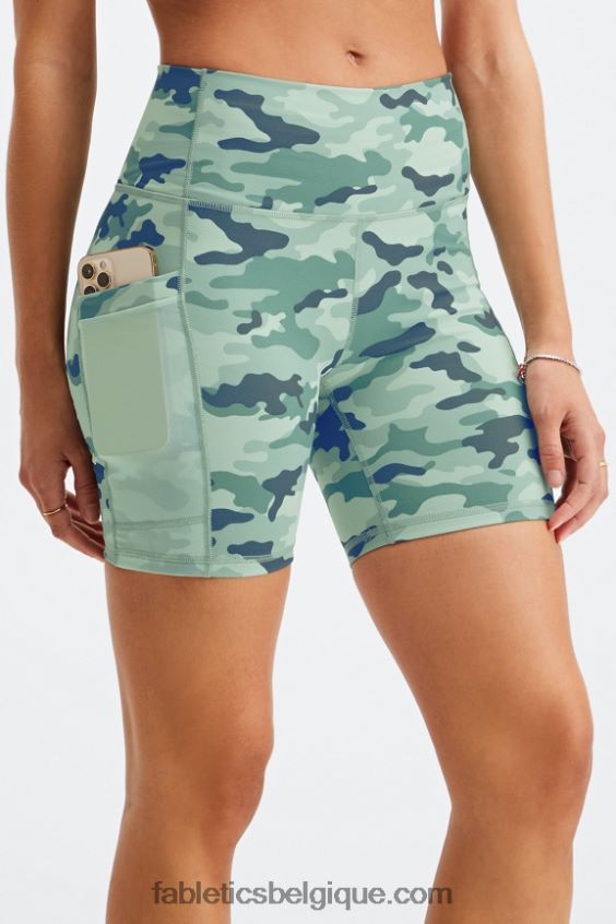 on-the-go powerhold taille haute 6\'\' short 7 femmes Fabletics 404P0T262 orchidée fumée/blanche
