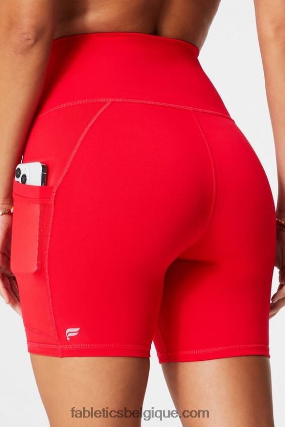 on-the-go powerhold ultra hw 6'' court femmes Fabletics 404P0T387 évasion insulaire/nectar d'orange