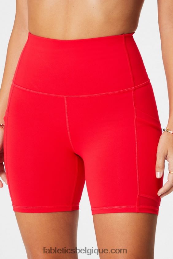 on-the-go powerhold ultra hw 6\'\' court femmes Fabletics 404P0T387 évasion insulaire/nectar d\'orange