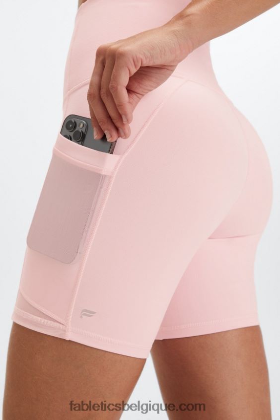 on-the-go powerhold ultra hw 6\'\' court femmes Fabletics 404P0T394 désert/pierre bleue