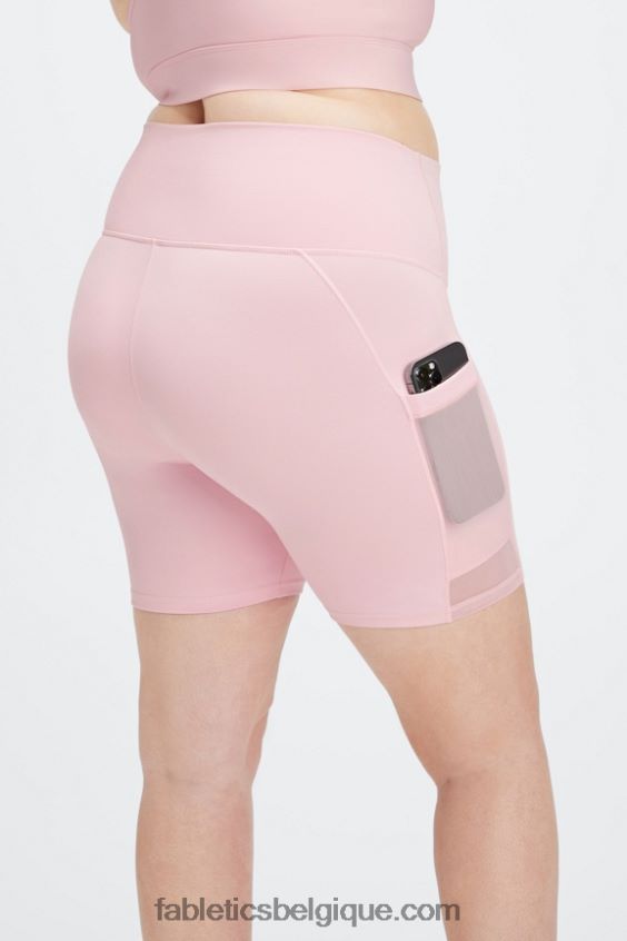 on-the-go powerhold ultra hw 6'' court femmes Fabletics 404P0T395 salsa rouge/multicolore