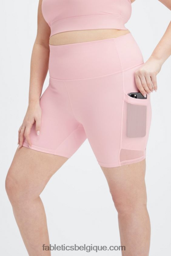 on-the-go powerhold ultra hw 6\'\' court femmes Fabletics 404P0T395 salsa rouge/multicolore