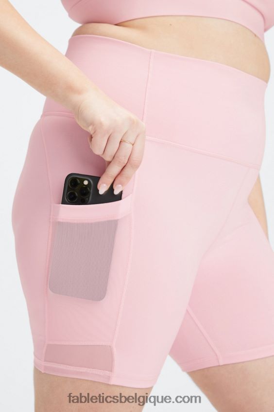 on-the-go powerhold ultra hw 6\'\' court femmes Fabletics 404P0T395 salsa rouge/multicolore