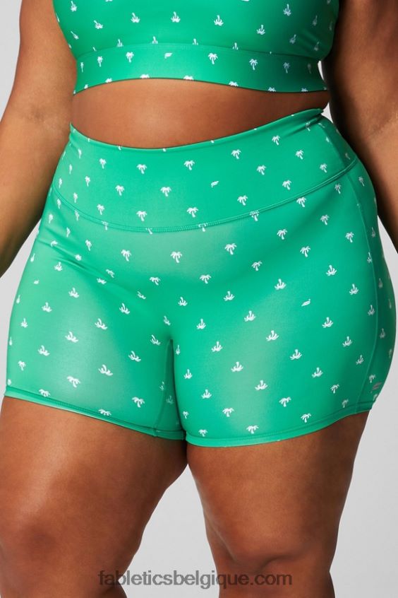 partout motion365+ short taille haute 6'' femmes Fabletics 404P0T619 merisier électrique lavé/blanc
