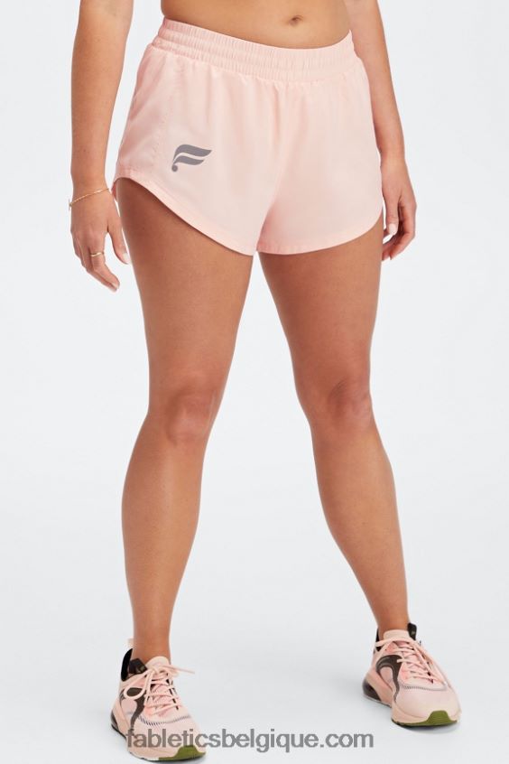 pleine vitesse mi-hauteur course courte femmes Fabletics 404P0T455 coque souple/logo réfléchissant
