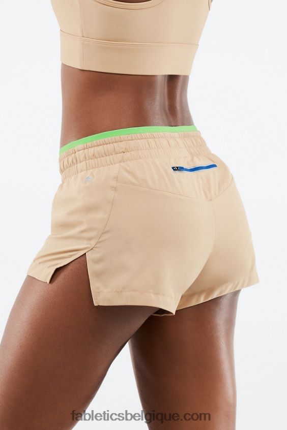 respirant taille mi-haute femmes Fabletics 404P0T271 cèdre/perruche/bleu électrique